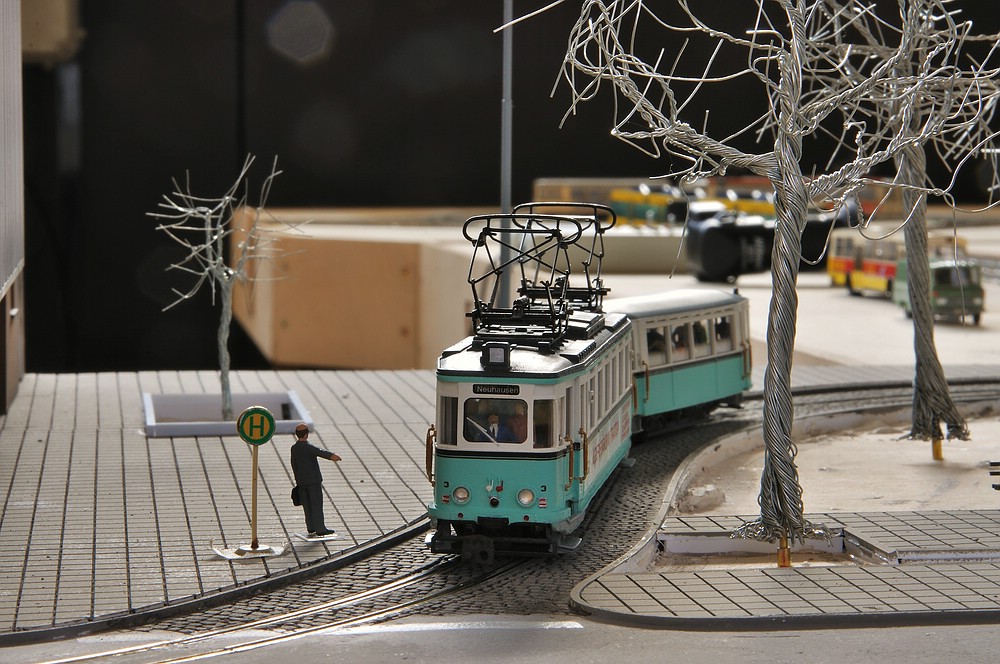 END Triebwagen Nr. 3 auf dem Berliner Platz