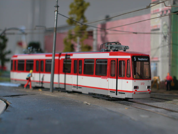 [Nrnberger N6 an der Viaduktschleife der Straenbahnfreunde]